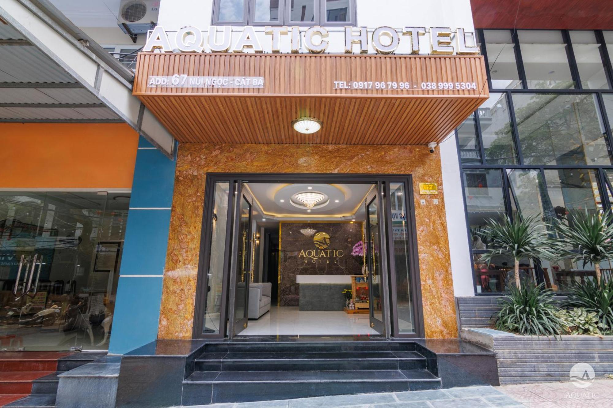 Aquatic Hotel Cat Ba Cat Ba Island Buitenkant foto